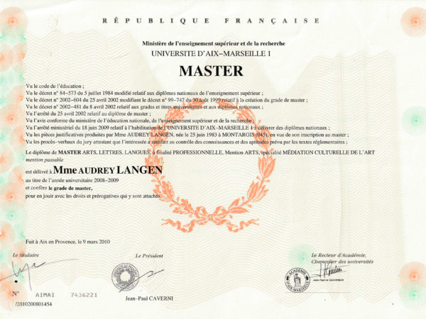 Master de musique et musicologie